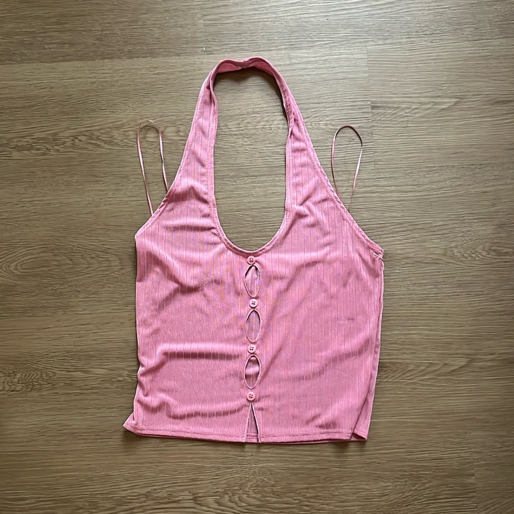 Pink reformation halter tank